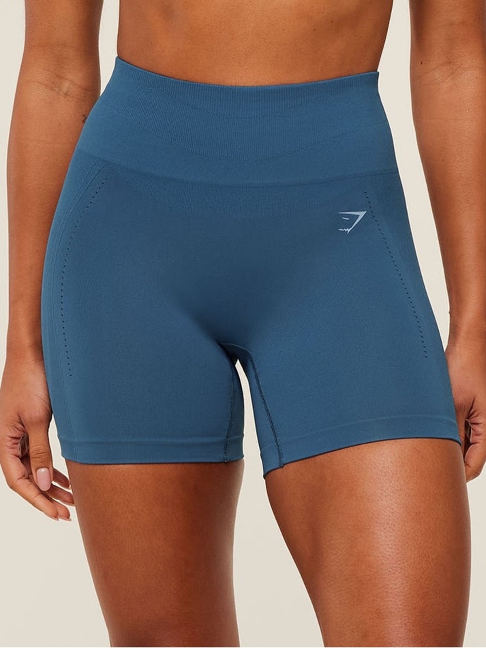 Gymshark compound blue energise seamless shorts